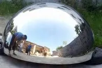 Полусфера ø 1500 нержавеющая сталь (207298) сертификат промоборудование мм.  в Москве