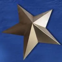 Звезда на обелиск латунь (197203) поставка - стела памятник ø 600 мм. пустотелая  в Москве