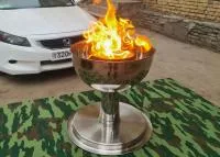 Чаша торжественного огня афины (51756458) производство для ø 360 мм. ветроустойчивая в Москве