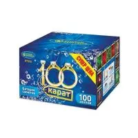 Батарея салютов 100 Карат Р7332 купить от производителя Русский Фейерверк 